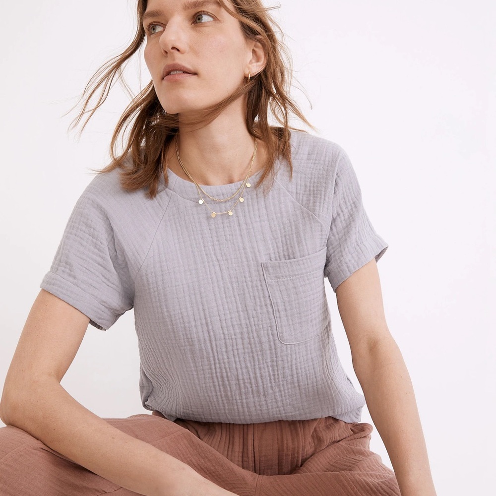 Madewell // Lightspun Renwood Button Back Top